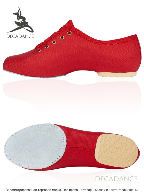 Джазовки текстильные, красные